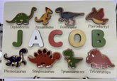 Wooden Name Puzzle Toy  - personalised Montessori gift.